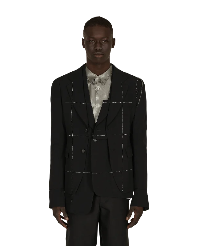 Deconstructed Blazer Black